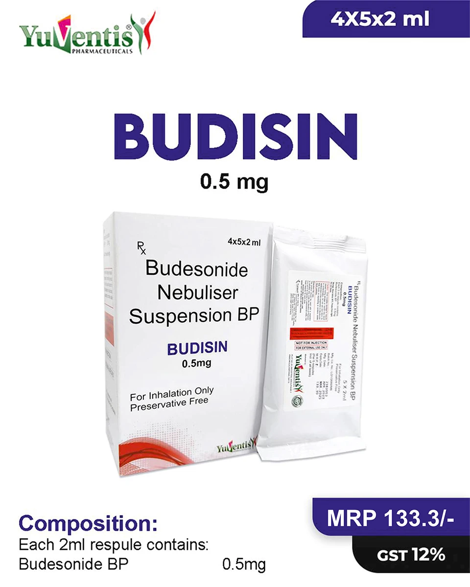 BUDISIN 0.5MG Respules
