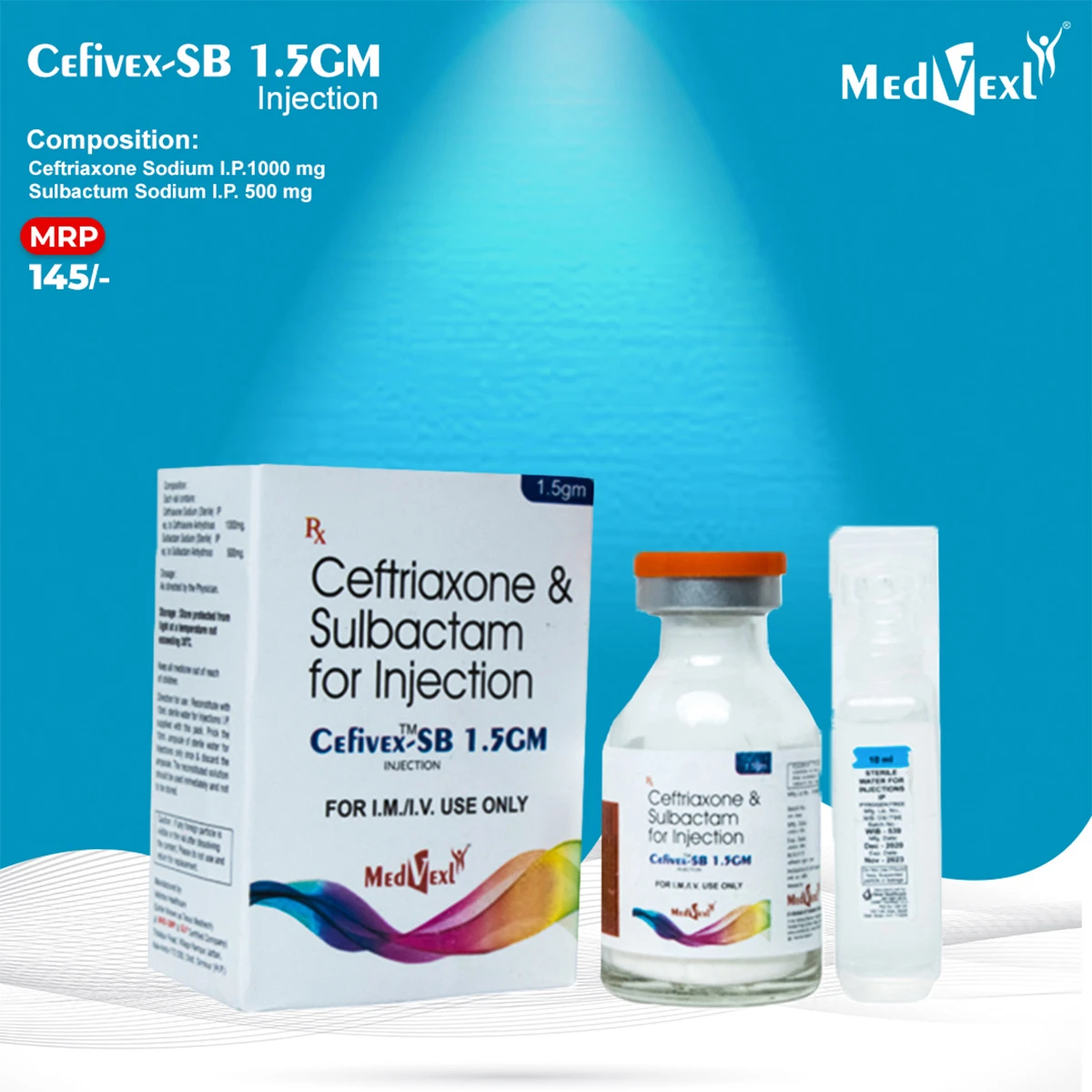CEFIVEX - SB 1.5GM