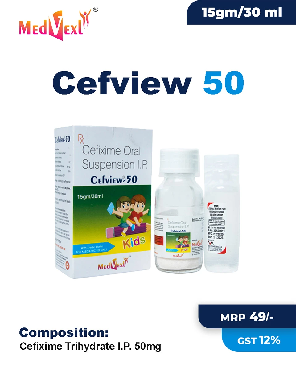 CEFVIEW- 50MG (D/S)