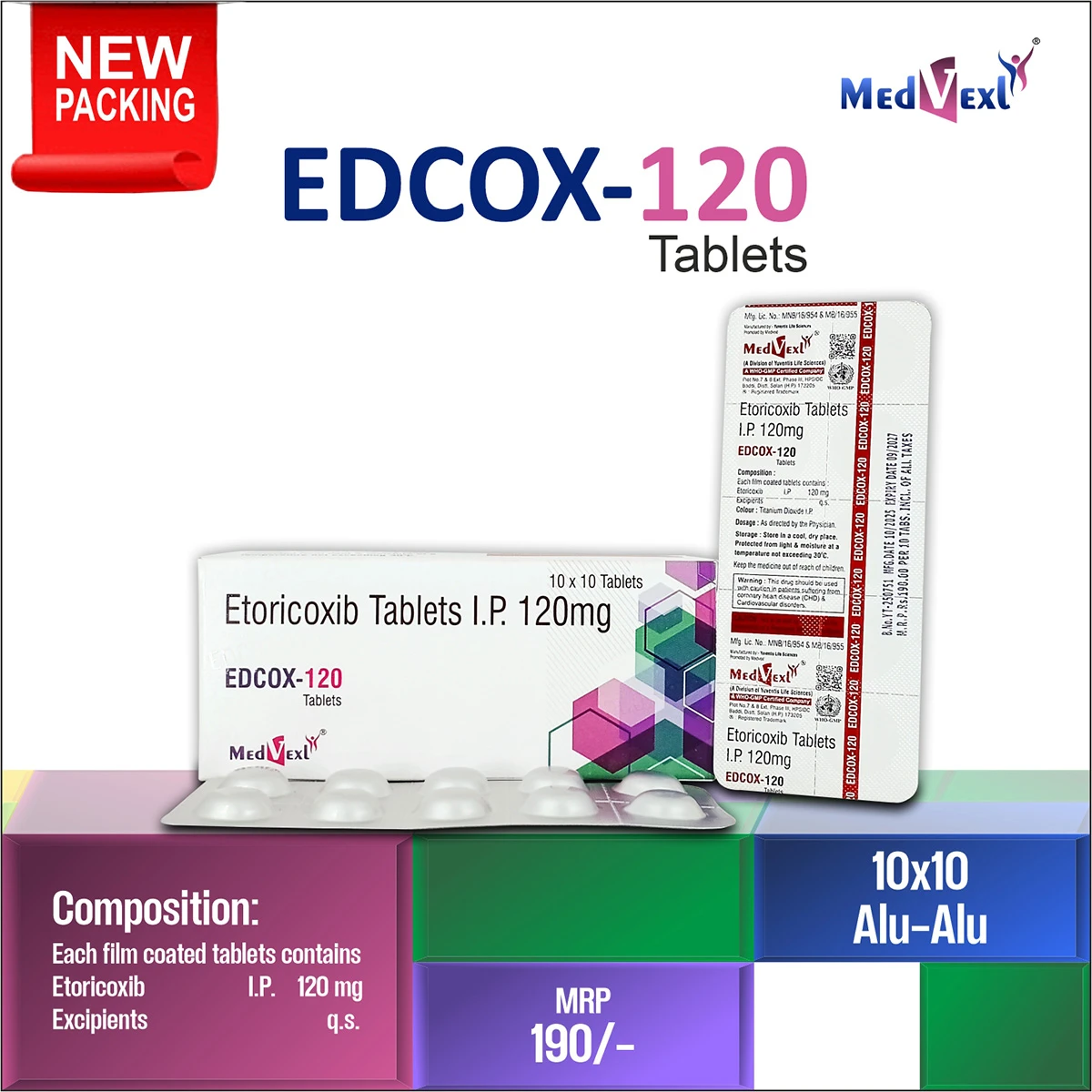 EDCOX-120
 Tablets