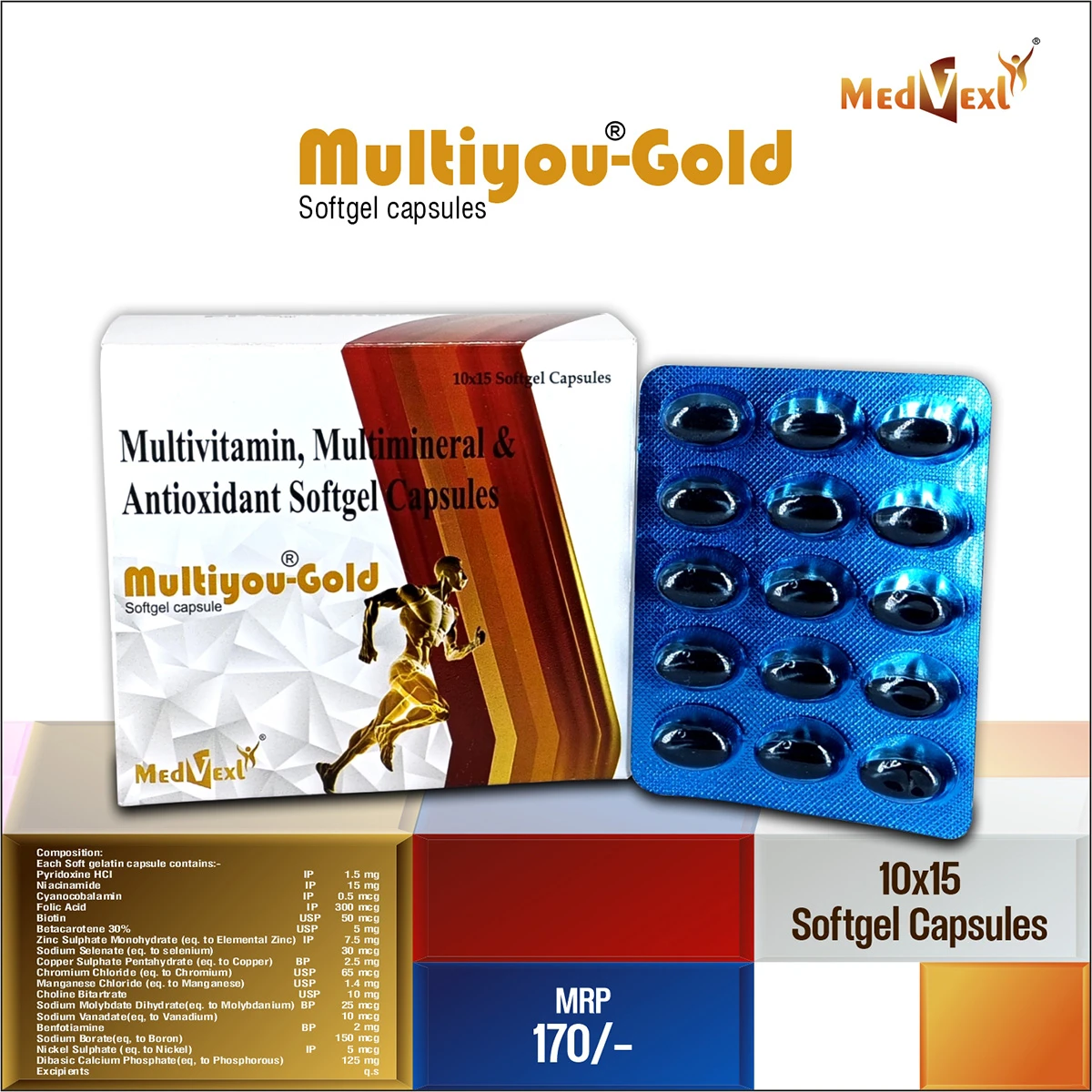 MULTIYOU-GOLD cap